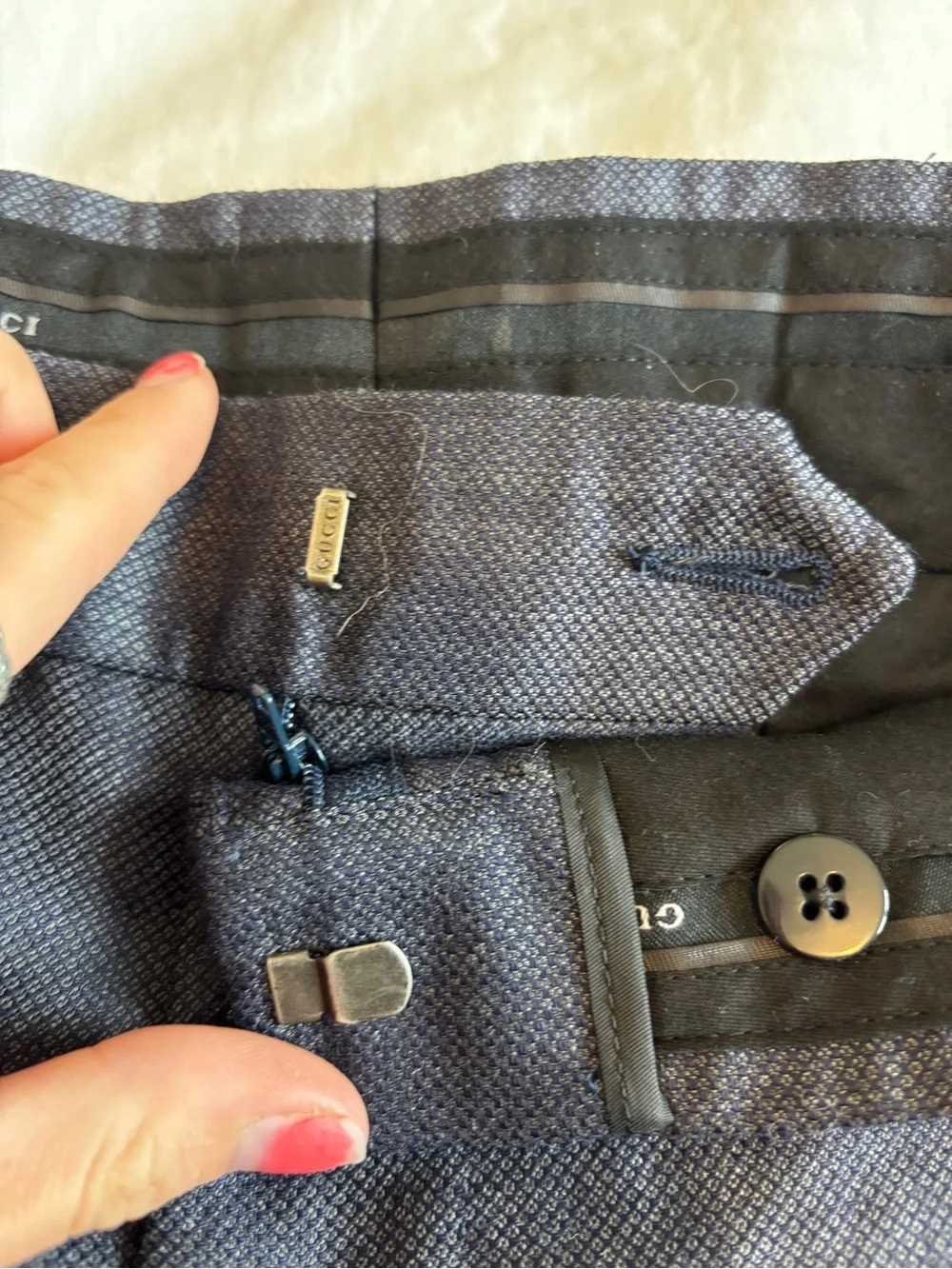 Gucci Men's Dress Pants in Charcoal Gray